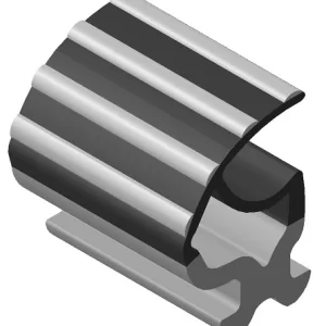 Triextruded thermoplastic